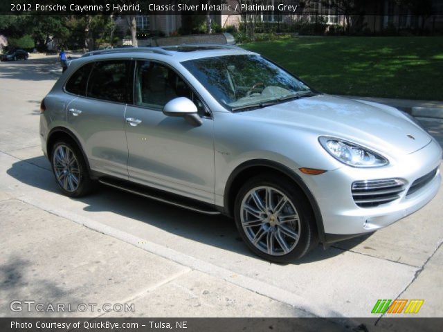 2012 Porsche Cayenne S Hybrid in Classic Silver Metallic