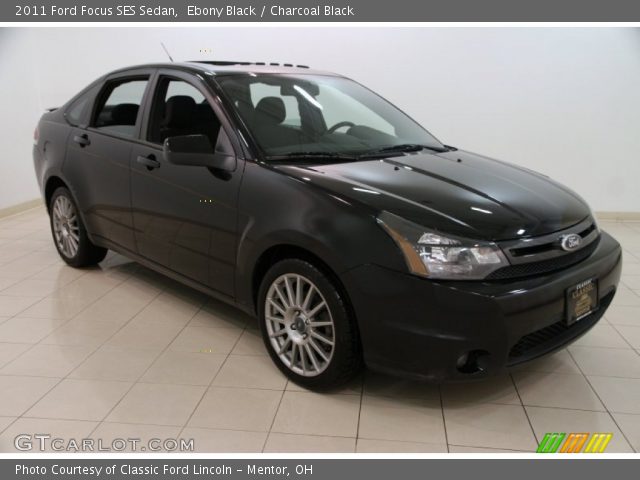 2011 Ford Focus SES Sedan in Ebony Black