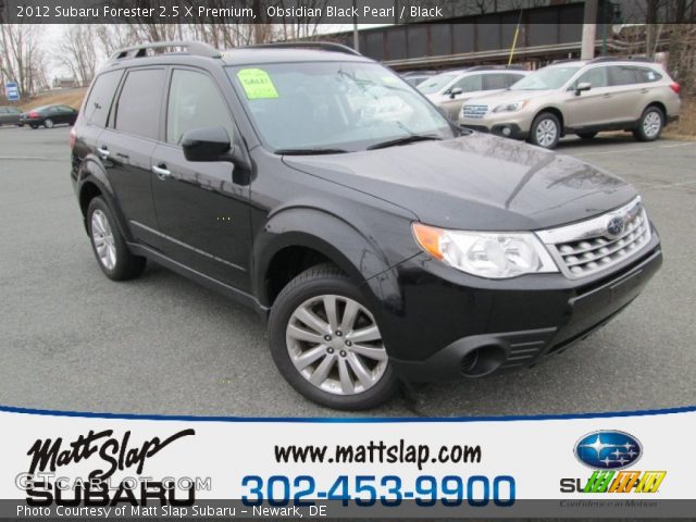 2012 Subaru Forester 2.5 X Premium in Obsidian Black Pearl