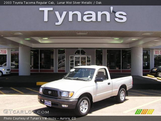 2003 Toyota Tacoma Regular Cab in Lunar Mist Silver Metallic