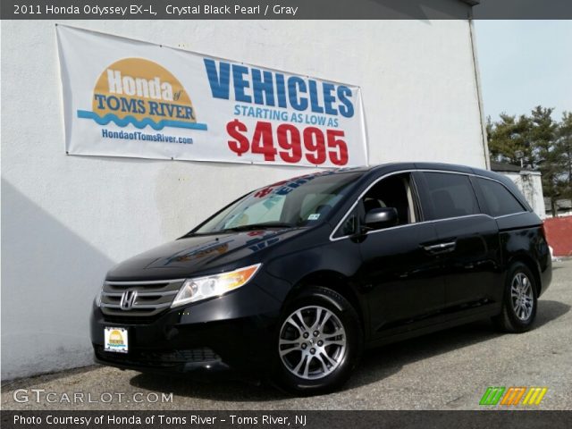 2011 Honda Odyssey EX-L in Crystal Black Pearl