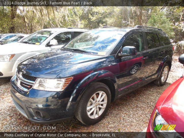2014 Dodge Journey SXT in Fathom Blue Pearl