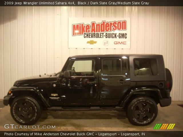 2009 Jeep Wrangler Unlimited Sahara 4x4 in Black