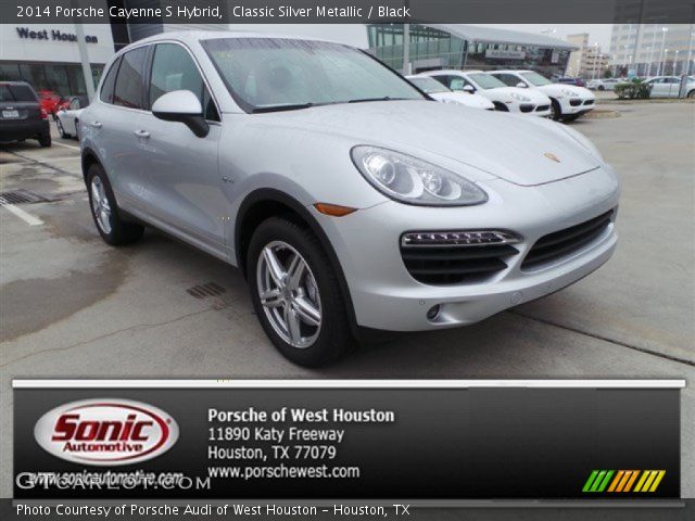 2014 Porsche Cayenne S Hybrid in Classic Silver Metallic