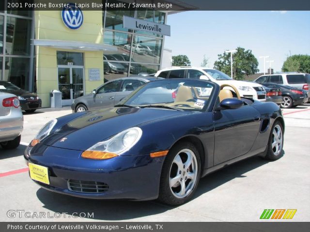 2001 Porsche Boxster  in Lapis Blue Metallic