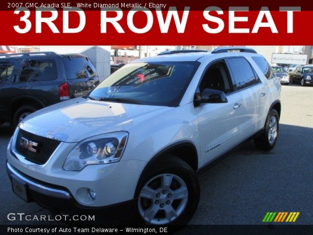 2007 GMC Acadia SLE in White Diamond Metallic