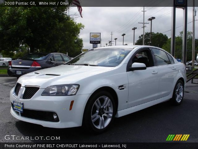 2008 Pontiac G8  in White Hot