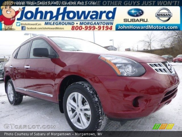 2015 Nissan Rogue Select S AWD in Cayenne Red