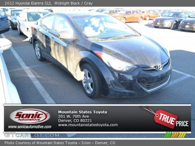 2012 Hyundai Elantra GLS in Midnight Black