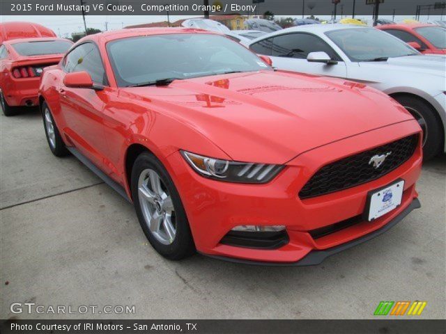 2015 Ford Mustang V6 Coupe in Competition Orange