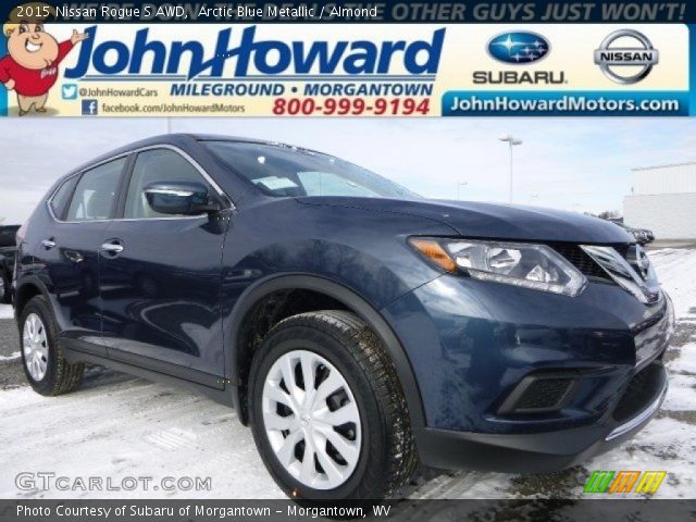 2015 Nissan Rogue S AWD in Arctic Blue Metallic