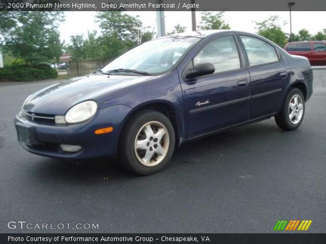2000 Plymouth Neon Highline in Deep Amethyst Pearlcoat