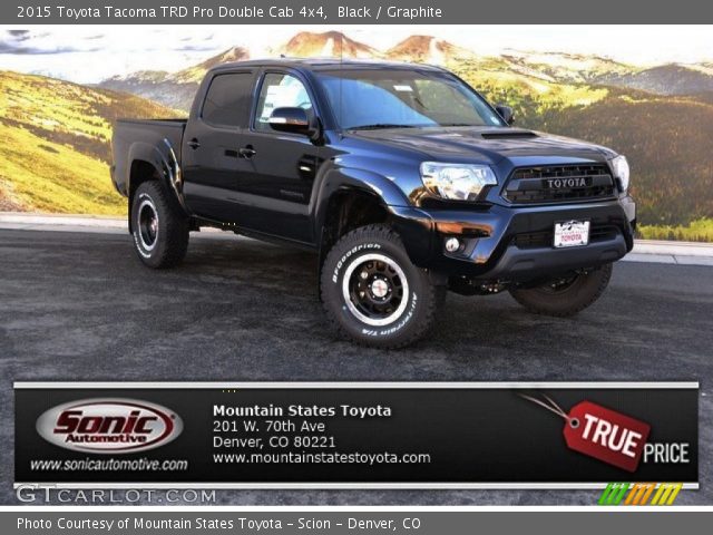 2015 Toyota Tacoma TRD Pro Double Cab 4x4 in Black