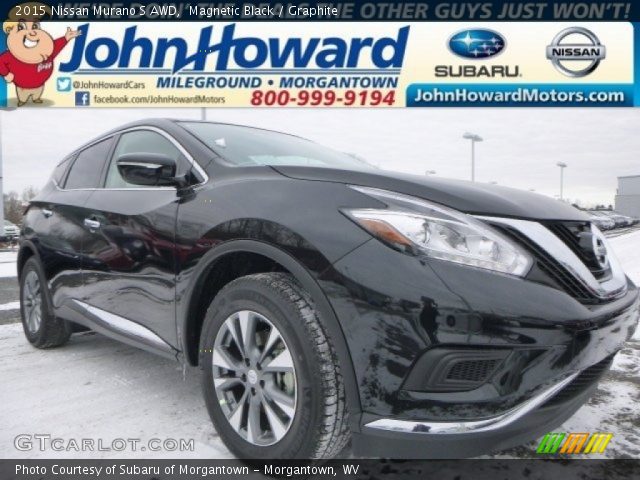 2015 Nissan Murano S AWD in Magnetic Black