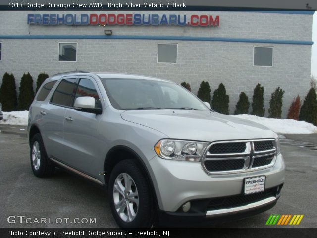 2013 Dodge Durango Crew AWD in Bright Silver Metallic