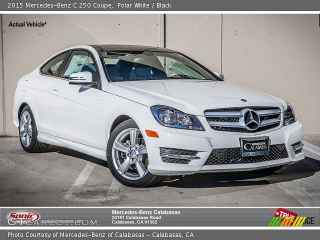 2015 Mercedes-Benz C 250 Coupe in Polar White
