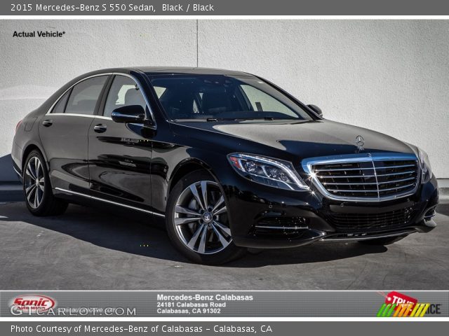 2015 Mercedes-Benz S 550 Sedan in Black