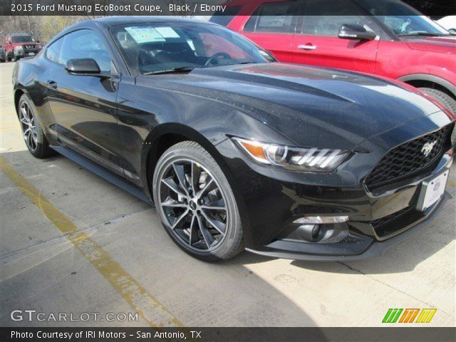 2015 Ford Mustang EcoBoost Coupe in Black
