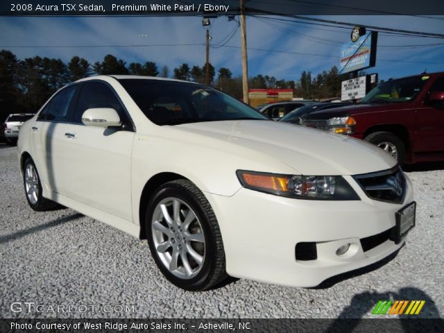 2008 Acura TSX Sedan in Premium White Pearl