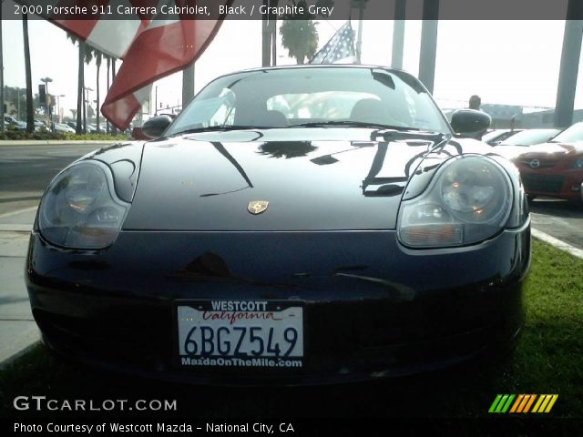 2000 Porsche 911 Carrera Cabriolet in Black