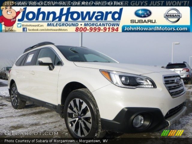 2015 Subaru Outback 2.5i Limited in Crystal White Pearl