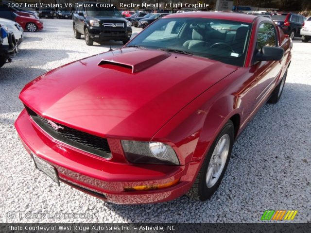 2007 Ford Mustang V6 Deluxe Coupe in Redfire Metallic