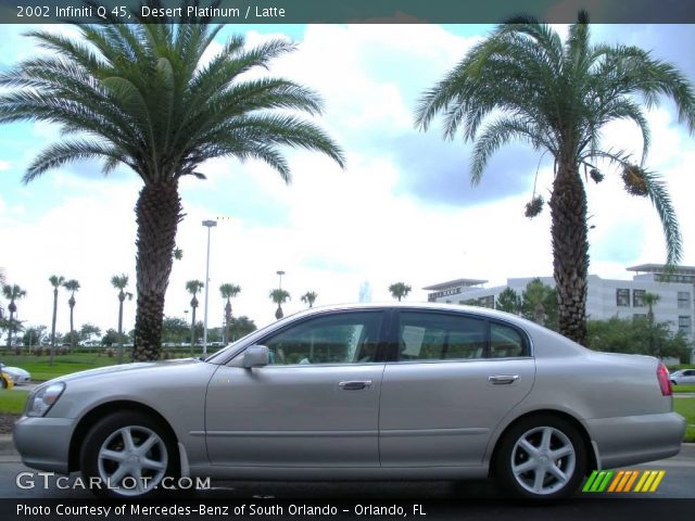 2002 Infiniti Q 45 in Desert Platinum