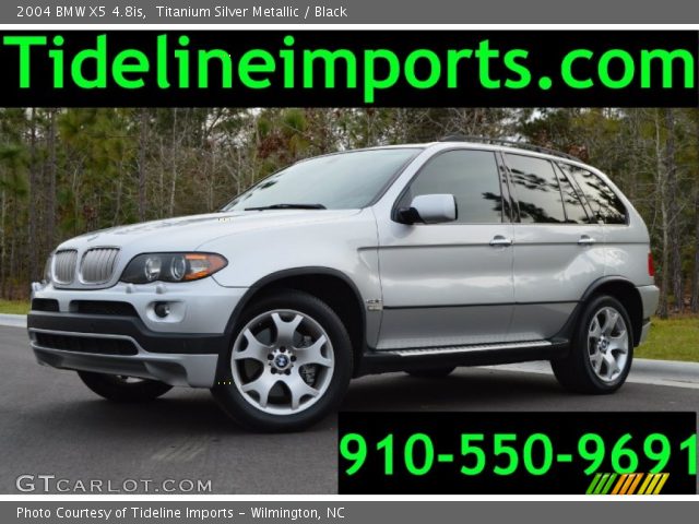 2004 BMW X5 4.8is in Titanium Silver Metallic