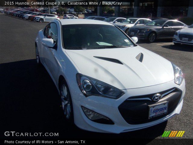 2015 Hyundai Genesis Coupe 3.8 in Casablanca White