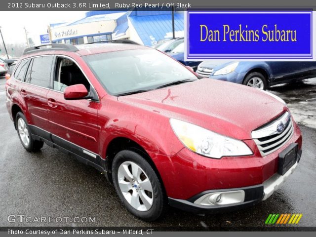 2012 Subaru Outback 3.6R Limited in Ruby Red Pearl