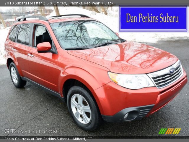 2010 Subaru Forester 2.5 X Limited in Paprika Red Pearl