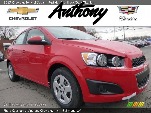 2015 Chevrolet Sonic LS Sedan in Red Hot