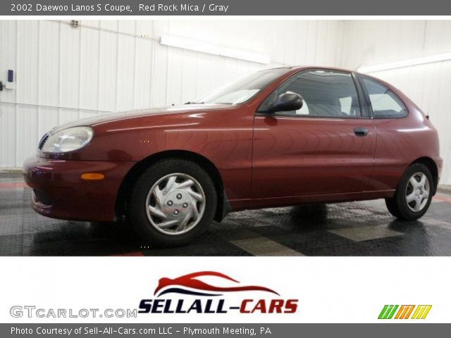 2002 Daewoo Lanos S Coupe in Red Rock Mica