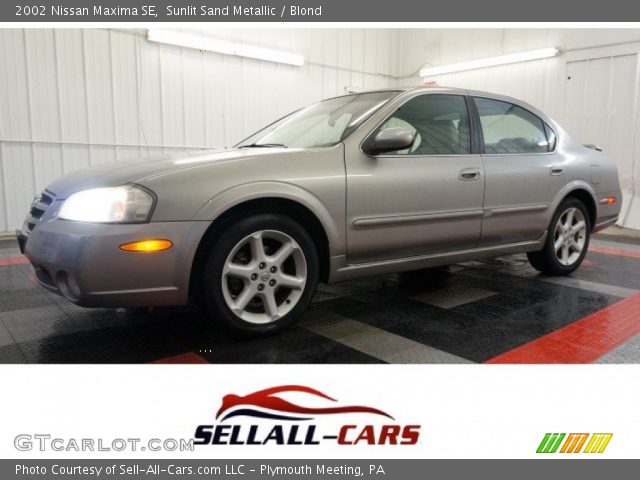 2002 Nissan Maxima SE in Sunlit Sand Metallic