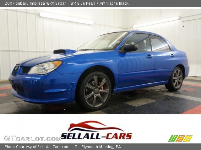 2007 Subaru Impreza WRX Sedan in WR Blue Pearl
