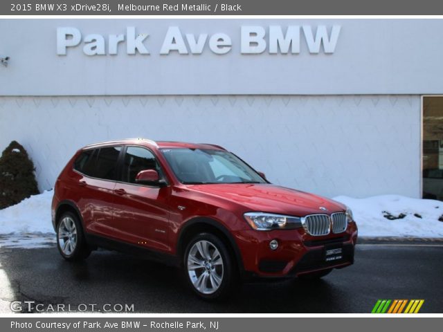 2015 BMW X3 xDrive28i in Melbourne Red Metallic