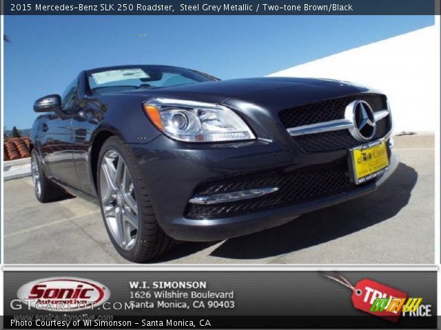 2015 Mercedes-Benz SLK 250 Roadster in Steel Grey Metallic