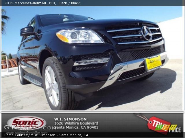 2015 Mercedes-Benz ML 350 in Black