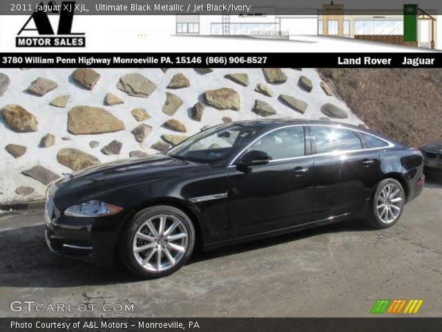 2011 Jaguar XJ XJL in Ultimate Black Metallic