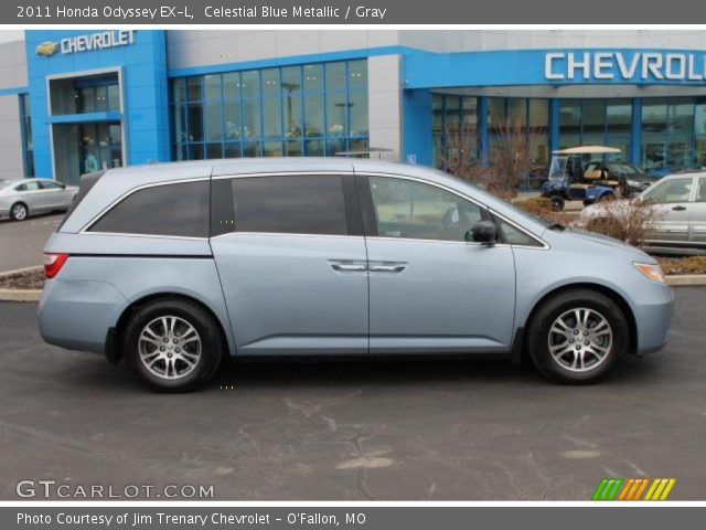 2011 Honda Odyssey EX-L in Celestial Blue Metallic