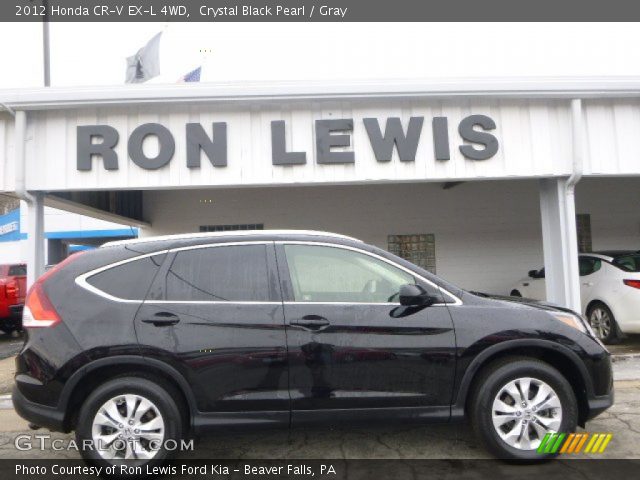 2012 Honda CR-V EX-L 4WD in Crystal Black Pearl