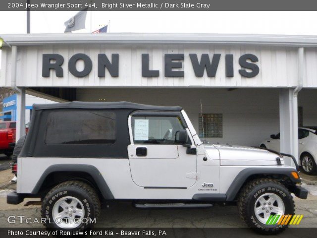 2004 Jeep Wrangler Sport 4x4 in Bright Silver Metallic