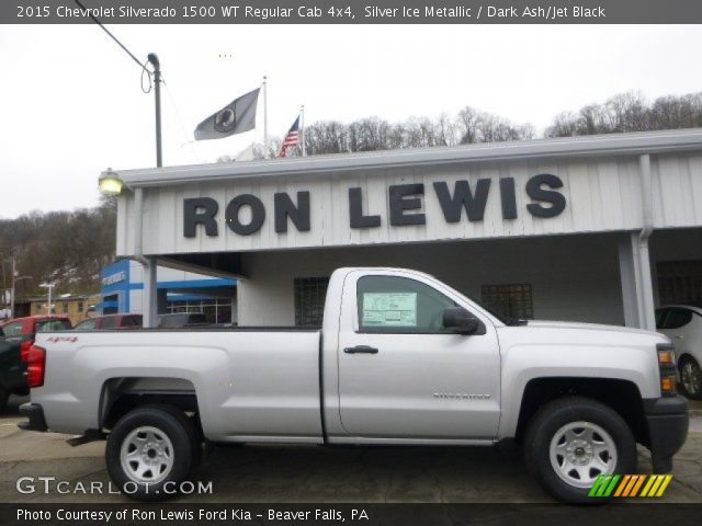 2015 Chevrolet Silverado 1500 WT Regular Cab 4x4 in Silver Ice Metallic