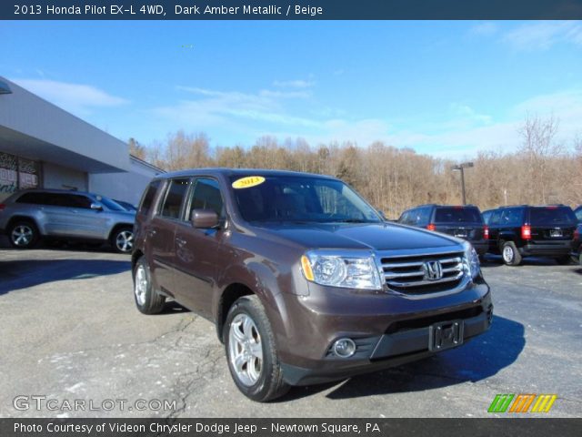 2013 Honda Pilot EX-L 4WD in Dark Amber Metallic