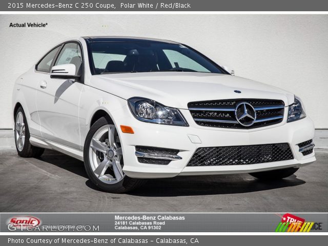 2015 Mercedes-Benz C 250 Coupe in Polar White