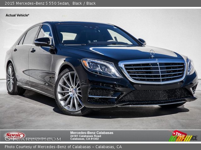 2015 Mercedes-Benz S 550 Sedan in Black