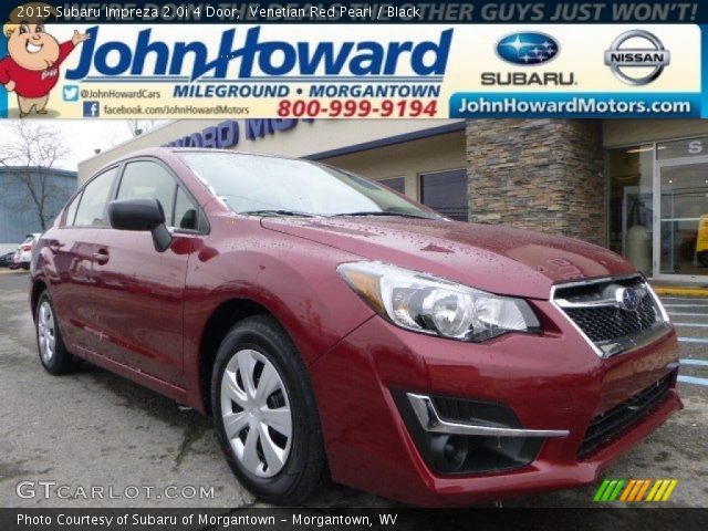 2015 Subaru Impreza 2.0i 4 Door in Venetian Red Pearl