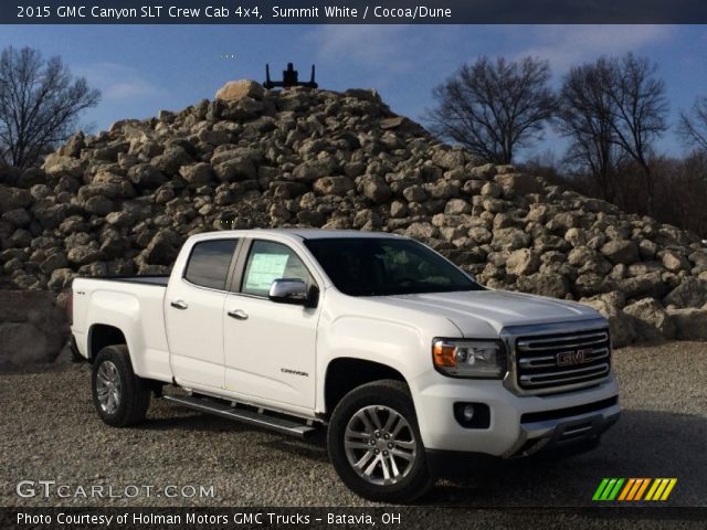 2015 GMC Canyon SLT Crew Cab 4x4 in Summit White