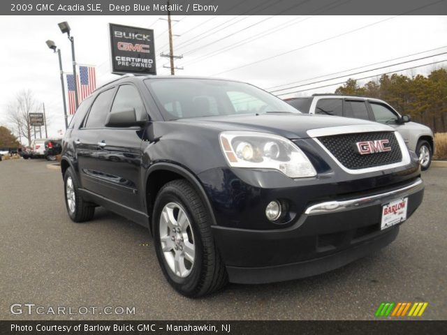 2009 GMC Acadia SLE in Deep Blue Metallic