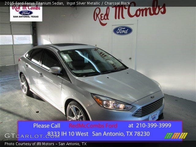 2015 Ford Focus Titanium Sedan in Ingot Silver Metallic